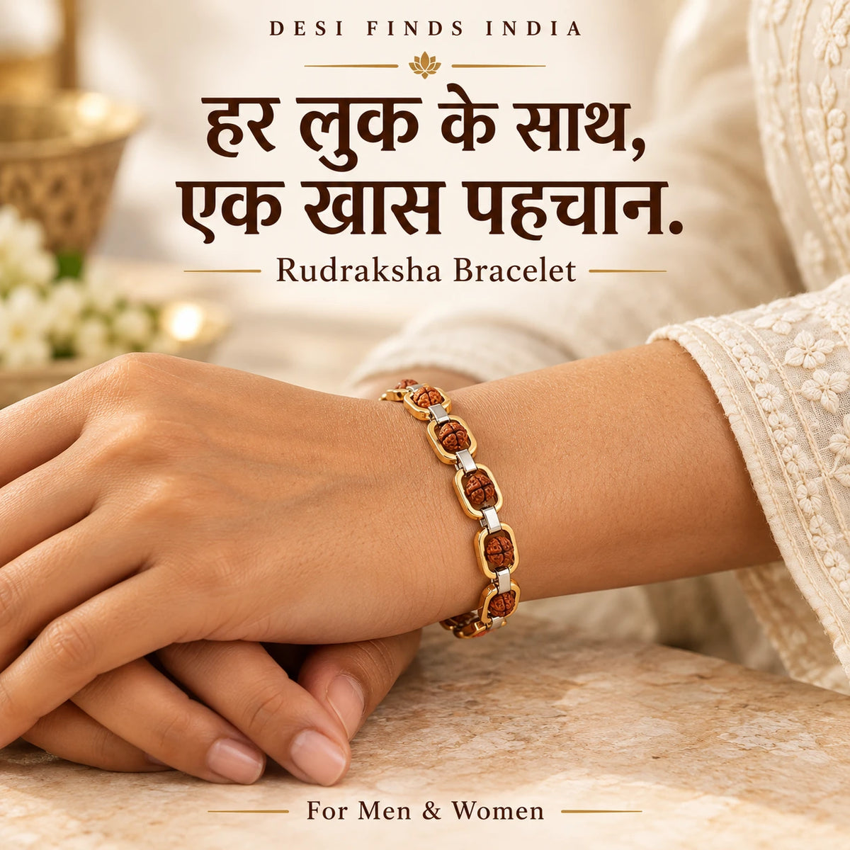 Rudraksha Bracelet energized through Pran Pratishta