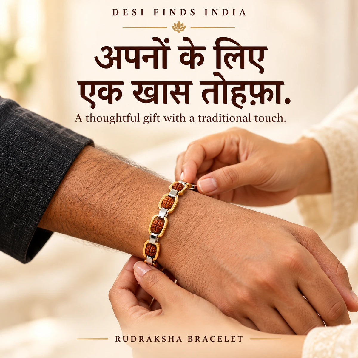 Rudraksha Bracelet energized through Pran Pratishta