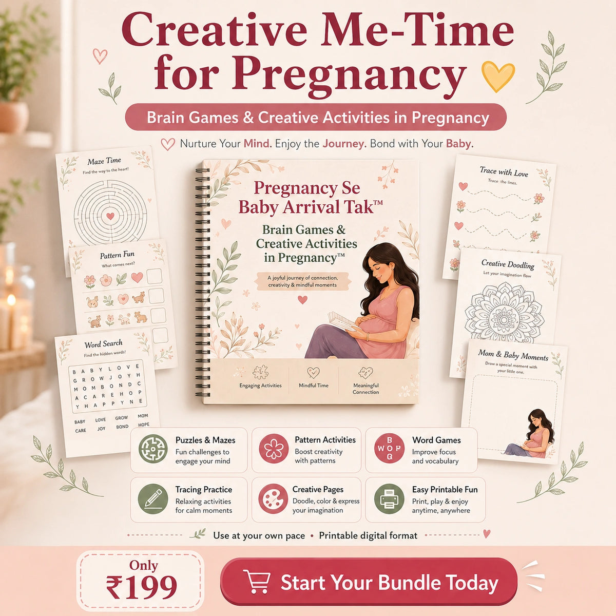 Pregnancy Se Baby Arrival Tak™ | Brain Games & Complete Pregnancy Bundle