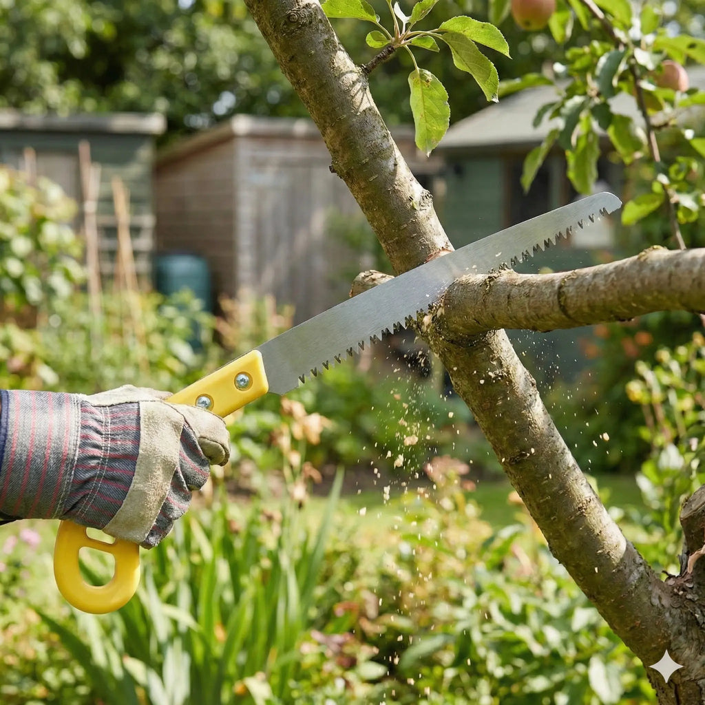 Japanese Technology Pruning Saw 34cm | High-Strength Manual Garden Hand Saw (1 Pc)