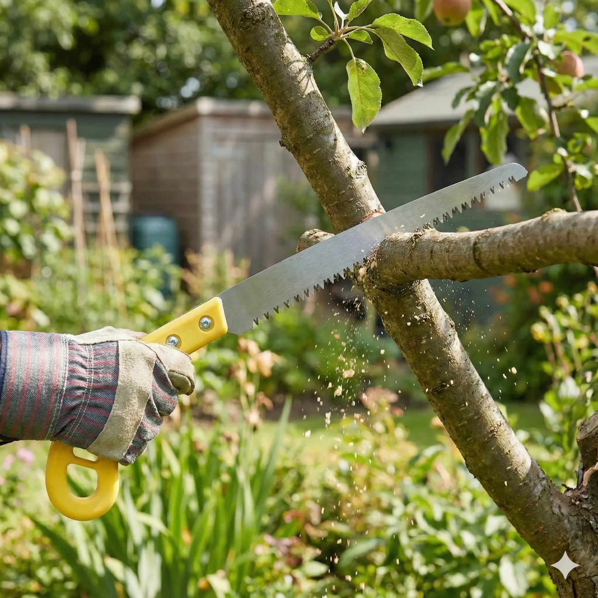 Japanese Technology Pruning Saw 34cm | High-Strength Manual Garden Hand Saw (1 Pc)