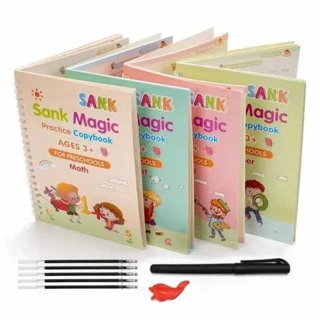 Magic Practice Copybook + BookSET+ 10 Refill + FREE GIFT
